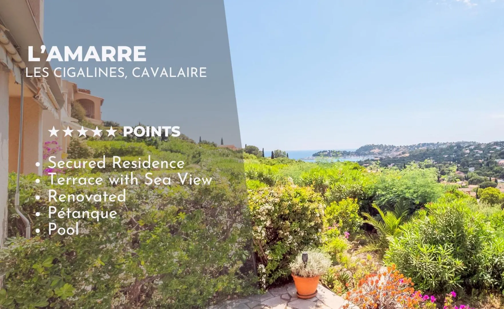 L'Amarre, Magnifique Vue - Hauteurs De Cavalaire